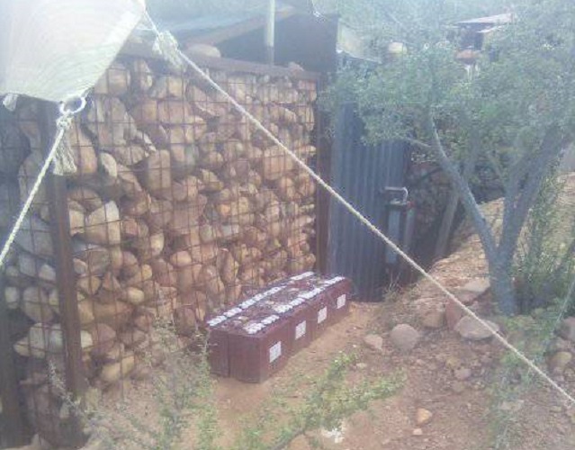 baterie venku